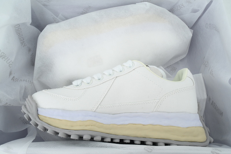 【BA9LC】302白色 三原康裕低帮时尚板 NO.302 MIHARA YASUHIRO White
