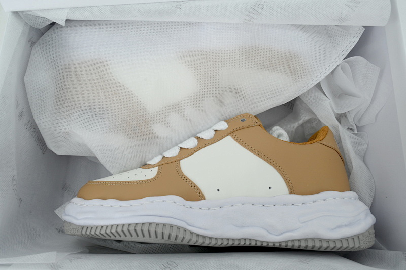 【BA9LC】743米白 原康裕低帮时尚板 NO.734 MIHARA YASUHIRO Beige