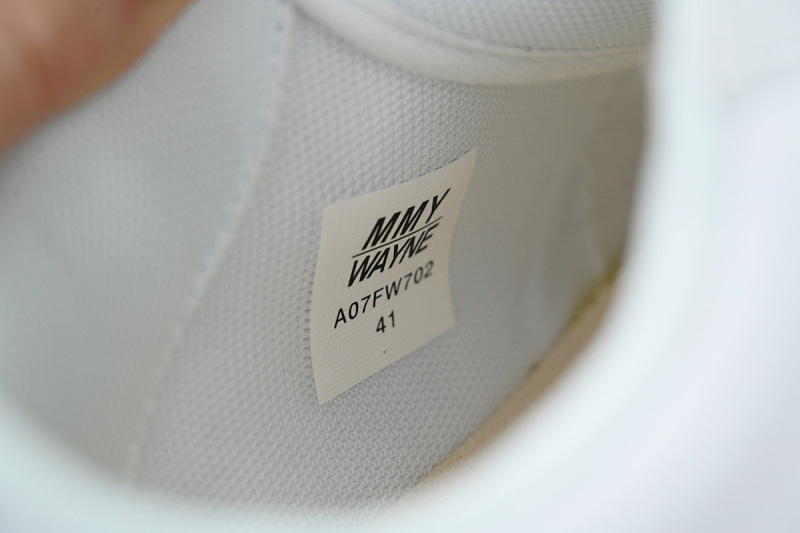 【BA9LC】744白色  三原康裕低帮时尚板 NO.744 MIHARA YASUHIRO White