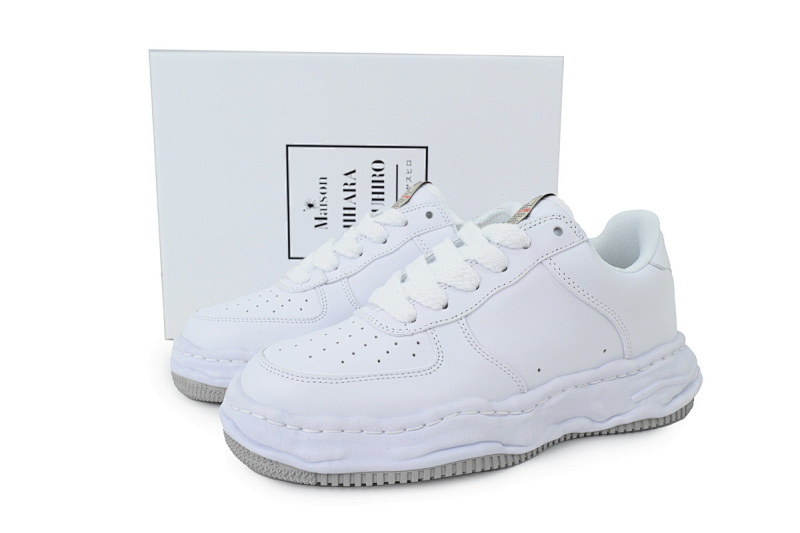 【BA9LC】744白色  三原康裕低帮时尚板 NO.744 MIHARA YASUHIRO White