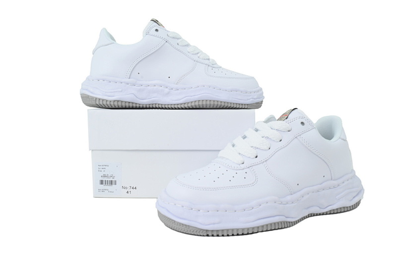 【BA9LC】744白色  三原康裕低帮时尚板 NO.744 MIHARA YASUHIRO White