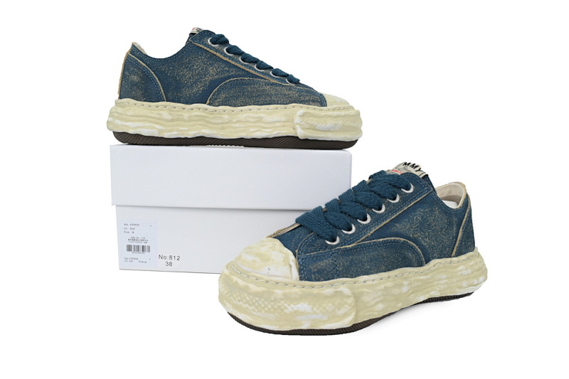 【BA9LC】812蓝色 三原康裕低帮时尚板 NO.812 MIHARA YASUHIRO Blue