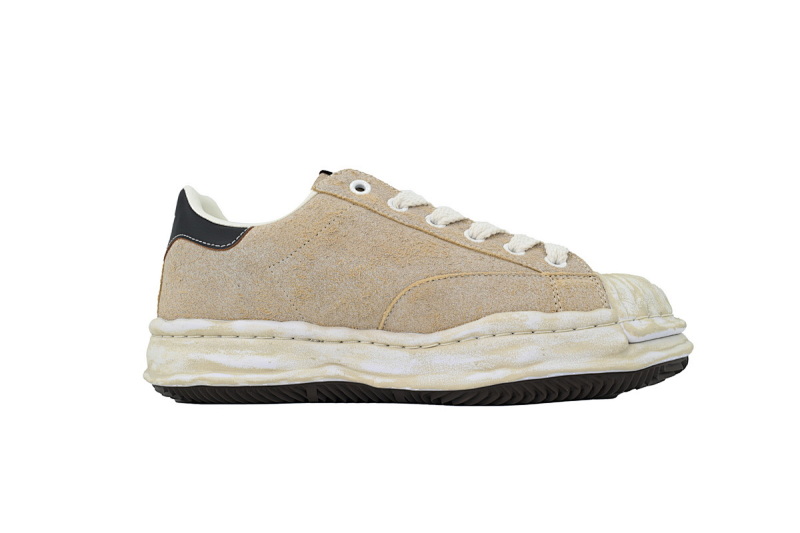 【BA9LC】604卡其色 三原康裕低帮时尚板 NO.604 MIHARA YASUHIRO Khaki