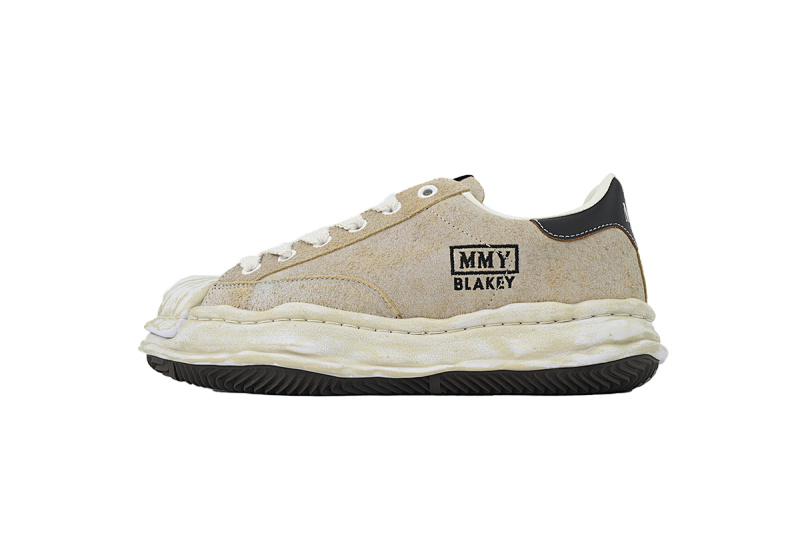 【BA9LC】604卡其色 三原康裕低帮时尚板 NO.604 MIHARA YASUHIRO Khaki