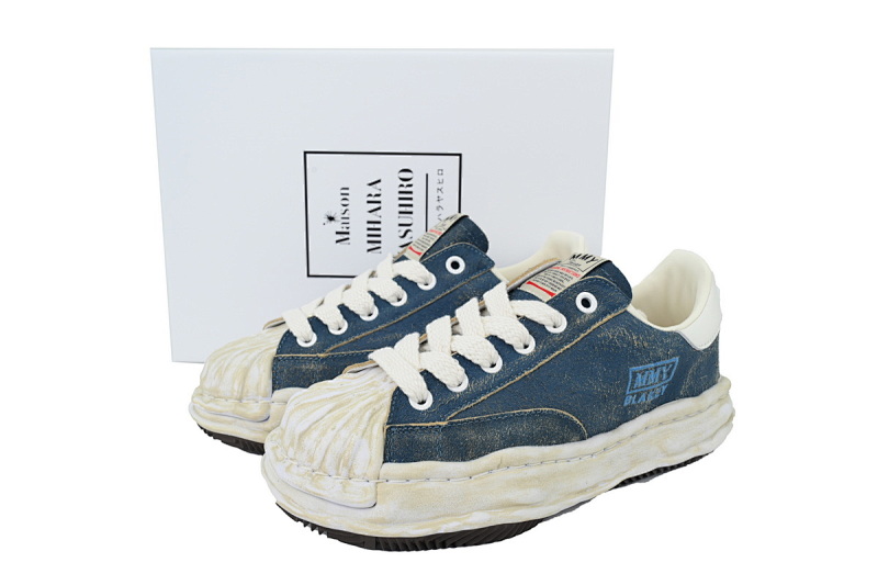 【BA9LC】603蓝  三原康裕低帮时尚板 NO.603 MIHARA YASUHIRO Blue