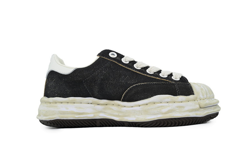 【BA9LC】601黑色 三原康裕低帮时尚板 NO.601 MIHARA YASUHIRO Black