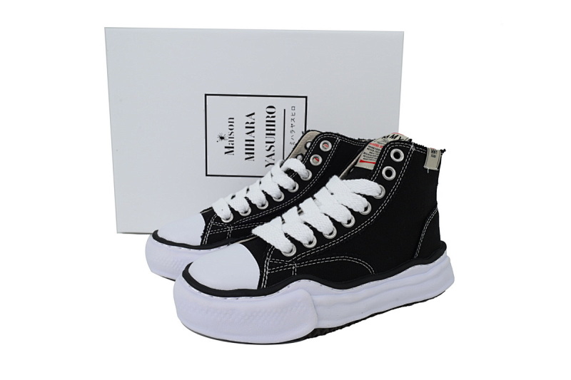 【BA9LC】737高帮黑白 三原康裕低帮时尚板鞋 NO.737  MIHARA YASUHIRO High Gang Black And White