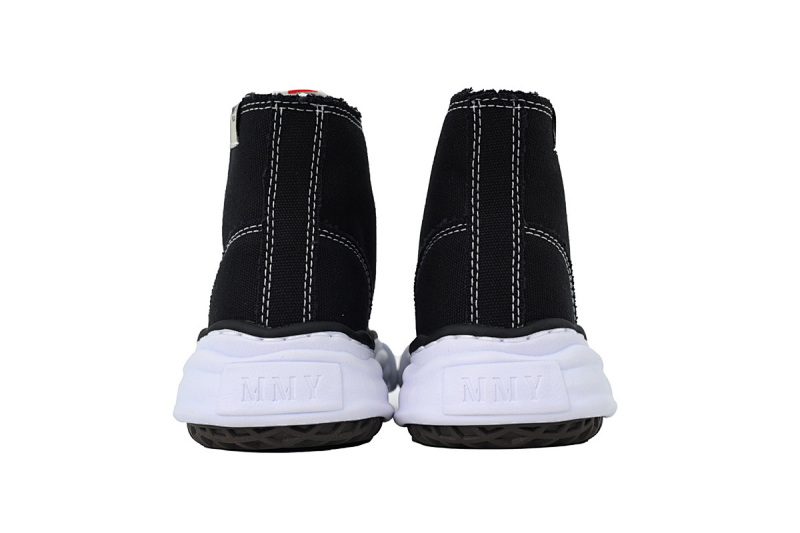 【BA9LC】737高帮黑白 三原康裕低帮时尚板鞋 NO.737  MIHARA YASUHIRO High Gang Black And White