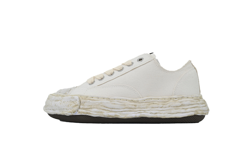 【BA9LC】810帆布米白 三原康裕低帮时尚板 NO.810  MIHARA YASUHIRO Canvas Rice White
