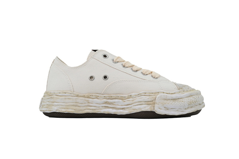 【BA9LC】810帆布米白 三原康裕低帮时尚板 NO.810  MIHARA YASUHIRO Canvas Rice White