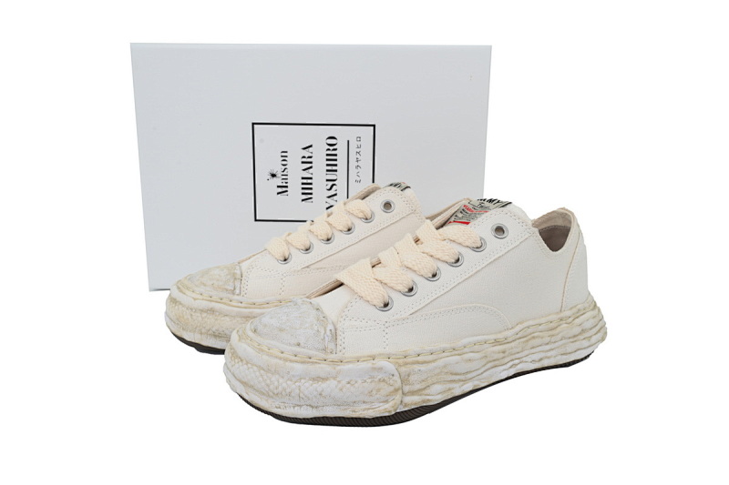 【BA9LC】810帆布米白 三原康裕低帮时尚板 NO.810  MIHARA YASUHIRO Canvas Rice White