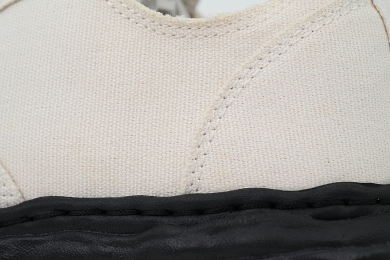 【BA9LC】808帆布白黑 三原康裕低帮时尚板 NO.808 MIHARA YASUHIRO Canvas White Black