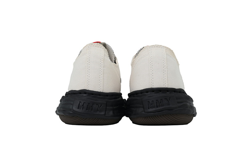 【BA9LC】808帆布白黑 三原康裕低帮时尚板 NO.808 MIHARA YASUHIRO Canvas White Black