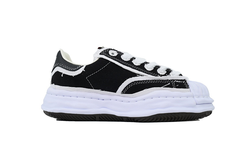 【BA9LC】704帆布黑 三原康裕低帮时尚板鞋 NO.704 MIHARA YASUHIRO Canvas Black