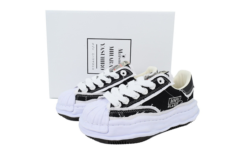 【BA9LC】704帆布黑 三原康裕低帮时尚板鞋 NO.704 MIHARA YASUHIRO Canvas Black