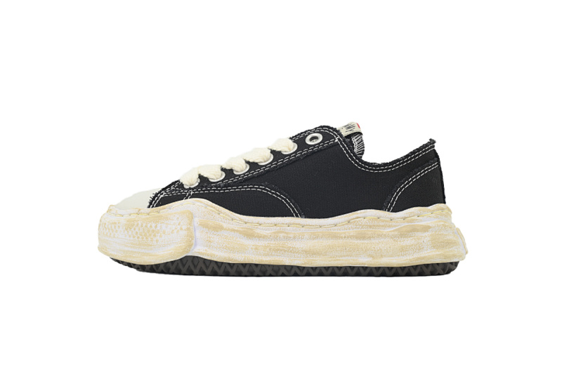 【BA9LC】735复古黑白 三原康裕低帮时尚板鞋 NO.735  MIHARA YASUHIRO Retro Black And White