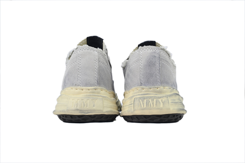 【BA9LC】785灰色做旧 三原康裕低帮时尚板鞋 NO.785 MIHARA YASUHIRO Grey Antique