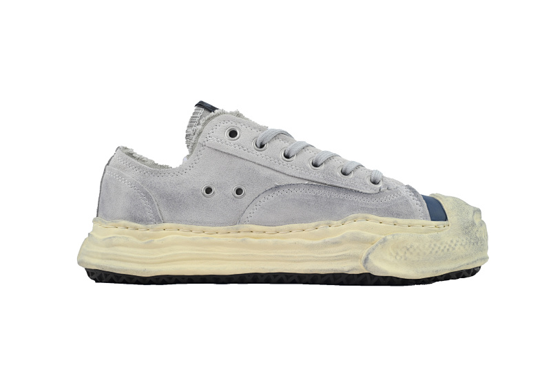 【BA9LC】785灰色做旧 三原康裕低帮时尚板鞋 NO.785 MIHARA YASUHIRO Grey Antique