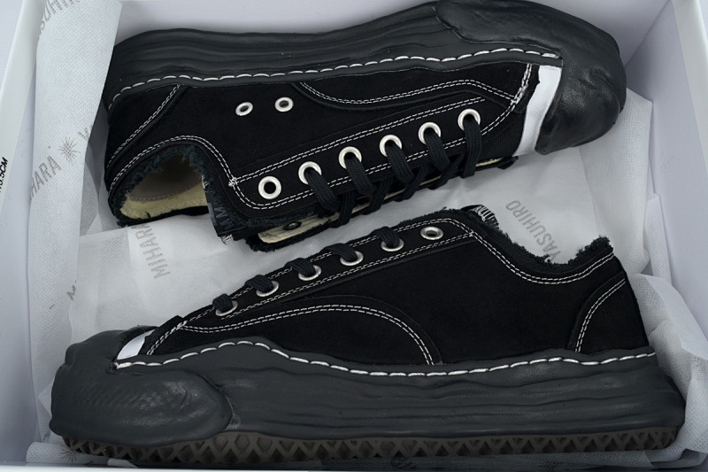 【BA9LC】787黑灰白 三原康裕低帮时尚板鞋 NO.787 MIHARA YASUHIRO Black Gray White