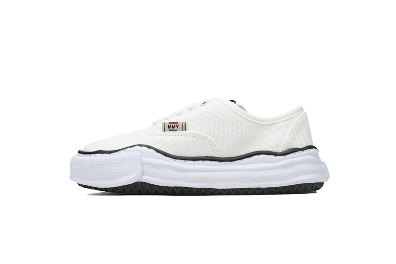 【BA9LC】716白黑 三原康裕低帮时尚板鞋 NO.716 MIHARA YASUHIRO White Black