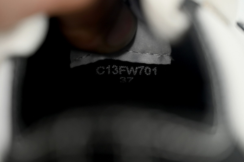 【DA5AP】骨头联名黑 三原康裕低帮时尚帆布板鞋 AMFOSR1076-001 Maison Mihara Yasuhiro x AMIRI Skel-Top Low Black