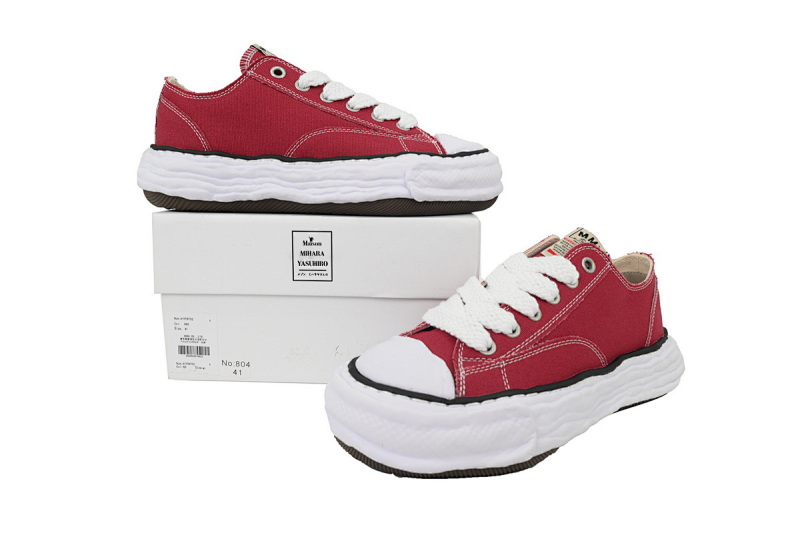 yupoo_411675_bfa1c9e6.jpg 【BA9LC】804溶解白红 三原康裕低帮时尚板鞋 NO.804 MIHARA YASUHIRO White Red
