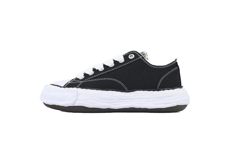【BA9LC】801溶解黑白 三原康裕低帮时尚板鞋 NO.801 MIHARA YASUHIRO OG Sole Black White