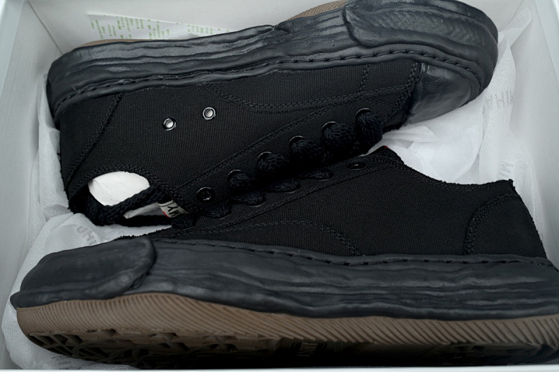 【BA9LC】803溶解全黑 三原康裕低帮时尚板鞋 NO.803 MIHARA YASUHIRO OG Sole Black