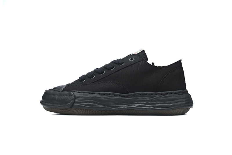 【BA9LC】803溶解全黑 三原康裕低帮时尚板鞋 NO.803 MIHARA YASUHIRO OG Sole Black