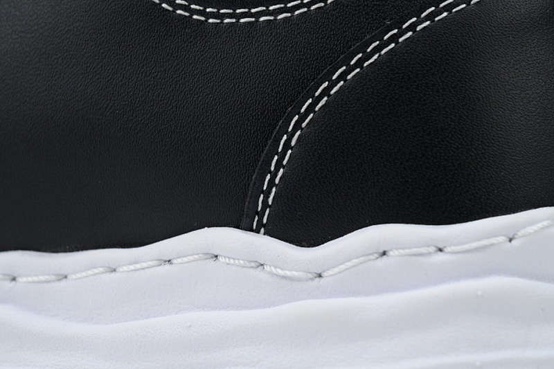 【BA9LC】779黑白皮 三原康裕低帮时尚板鞋 NO.779 MIHARA YASUHIRO Black and White