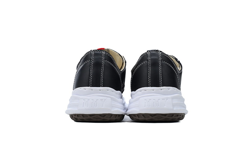 【BA9LC】779黑白皮 三原康裕低帮时尚板鞋 NO.779 MIHARA YASUHIRO Black and White