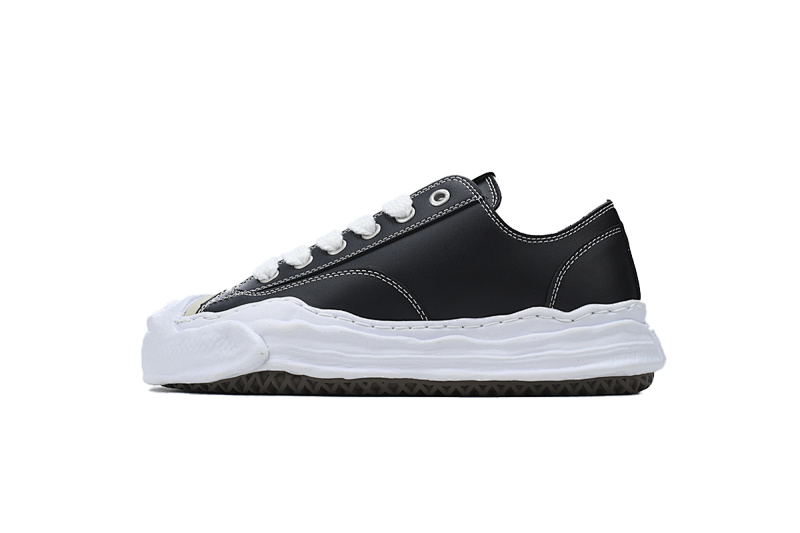【BA9LC】779黑白皮 三原康裕低帮时尚板鞋 NO.779 MIHARA YASUHIRO Black and White