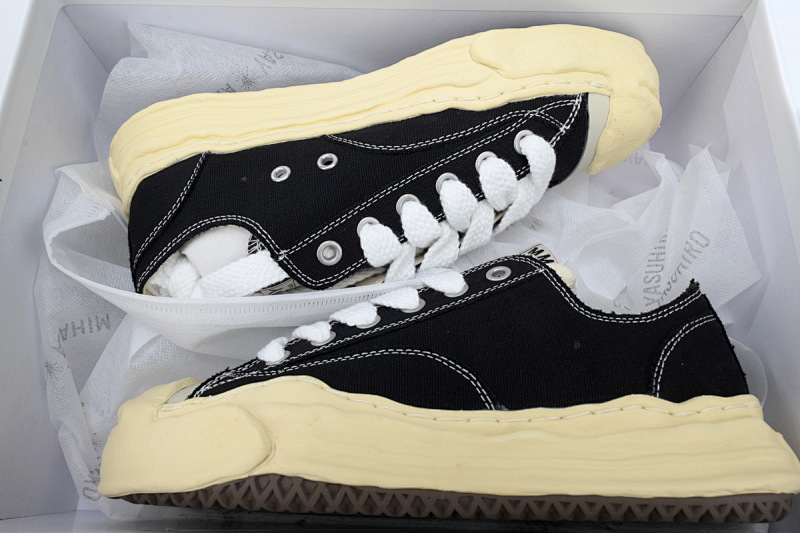 【BA9LC】783开口米黑 三原康裕低帮时尚板鞋 NO.783 MIHARA YASUHIRO Beige Black