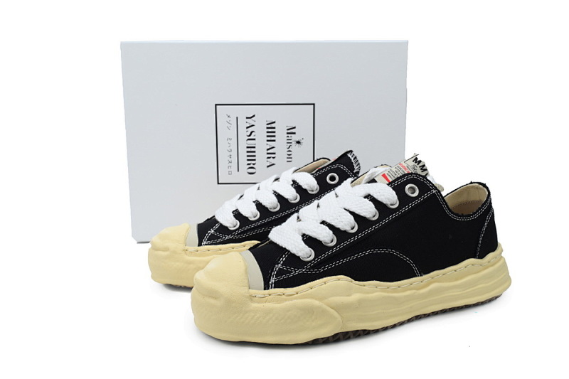 【BA9LC】783开口米黑 三原康裕低帮时尚板鞋 NO.783 MIHARA YASUHIRO Beige Black