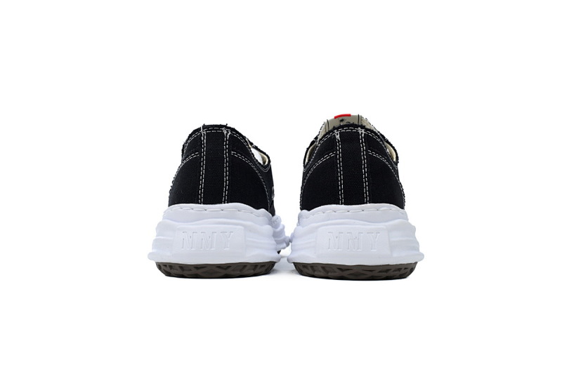 【BA9LC】777开口黑白 三原康裕低帮时尚板鞋 NO.777 MIHARA YASUHIRO Black And White