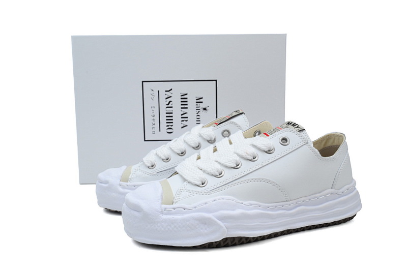 【BA9LC】780白皮 三原康裕低帮时尚板鞋 NO.780 MIHARA YASUHIRO White