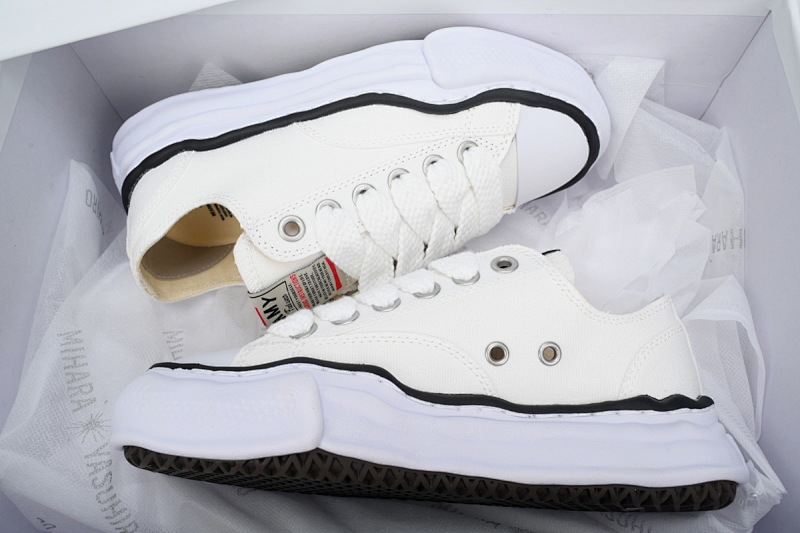 yupoo_411917_5f9a45eb.jpg 【BA9LC】723白黑线 三原康裕低帮时尚板鞋 NO.723 MIHARA YASUHIRO White White and Black Lines