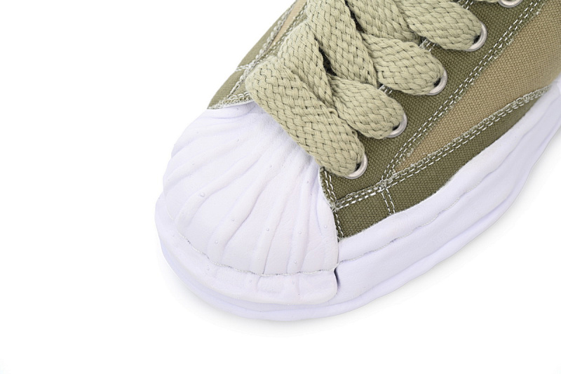 【BA9LC】765白绿 三原康裕低帮时尚板鞋 NO.765 MIHARA YASUHIRO White And White Green