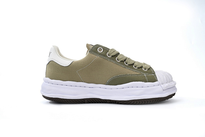 【BA9LC】765白绿 三原康裕低帮时尚板鞋 NO.765 MIHARA YASUHIRO White And White Green