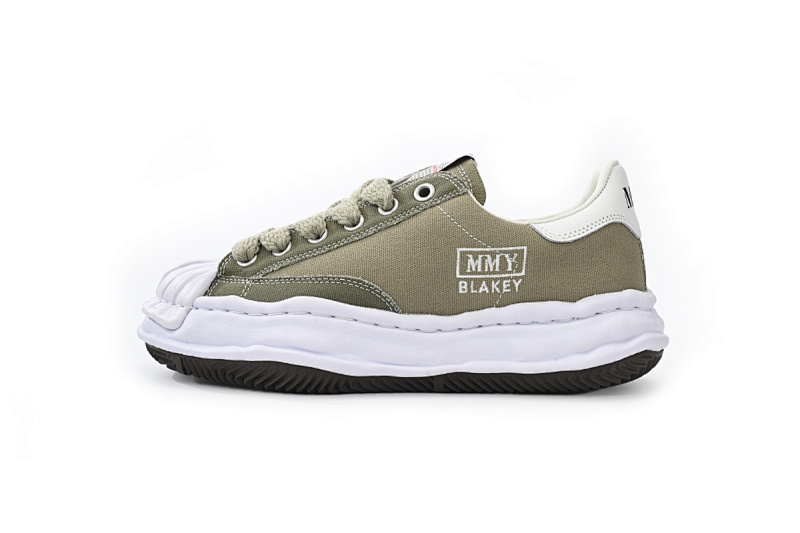 【BA9LC】765白绿 三原康裕低帮时尚板鞋 NO.765 MIHARA YASUHIRO White And White Green