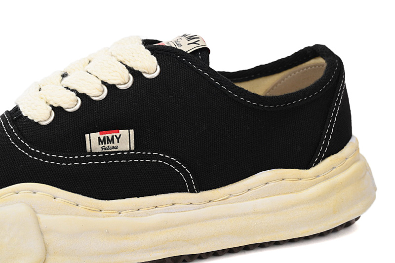 【BA9LC】742复古黑黄 三原康裕低帮时尚板鞋 NO.742 MIHARA YASUHIRO White And Retro Black Yellow