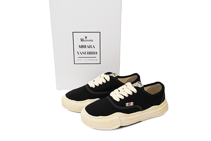 【BA9LC】742复古黑黄 三原康裕低帮时尚板鞋 NO.742 MIHARA YASUHIRO White And Retro Black Yellow
