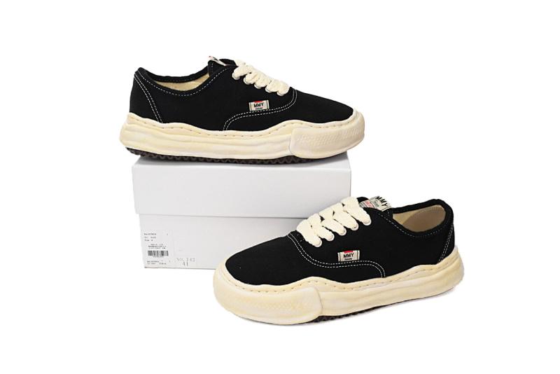 【BA9LC】742复古黑黄 三原康裕低帮时尚板鞋 NO.742 MIHARA YASUHIRO White And Retro Black Yellow