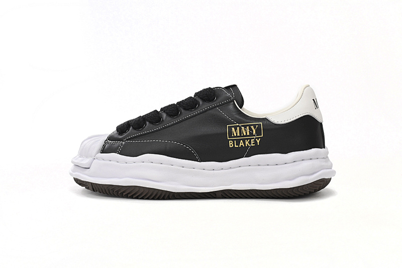 【BA9LC】701黑白金 三原康裕低帮时尚板鞋 NO.701 MIHARA YASUHIRO White And Black And White Gold