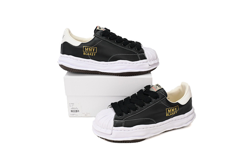 yupoo_412014_8b38a5cf.jpg 【BA9LC】701黑白金 三原康裕低帮时尚板鞋 NO.701 MIHARA YASUHIRO White And Black And White Gold