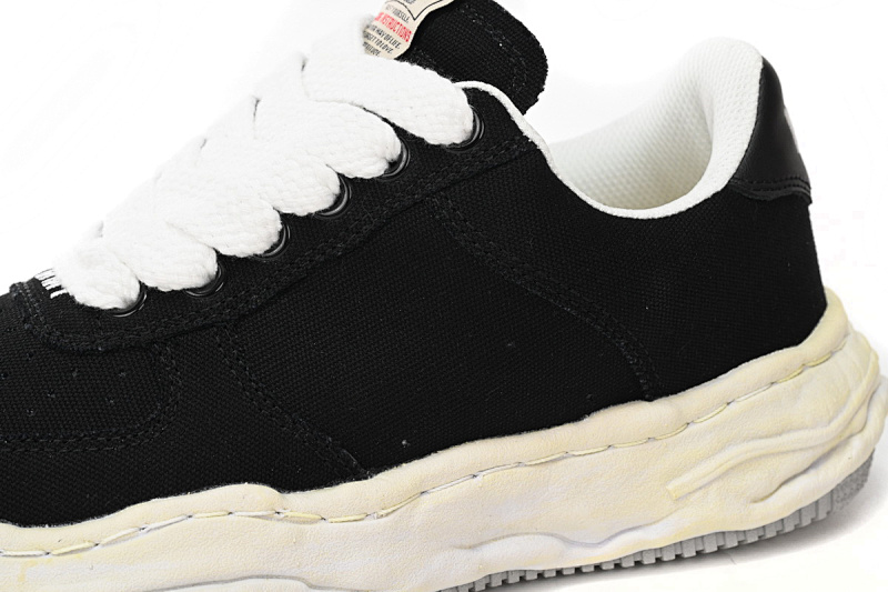 【BA9LC】769黑灰底  三原康裕低帮时尚板鞋 NO.769 MIHARA YASUHIRO White And Black Gray Low