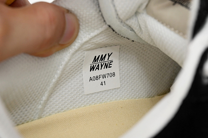 【BA9LC】769黑灰底  三原康裕低帮时尚板鞋 NO.769 MIHARA YASUHIRO White And Black Gray Low