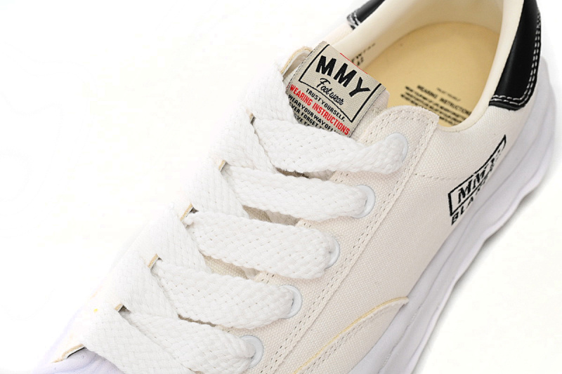 【BA9LC】763全白黑尾 三原康裕低帮时尚板鞋 NO.763 MIHARA YASUHIRO White And All White And Black Tail