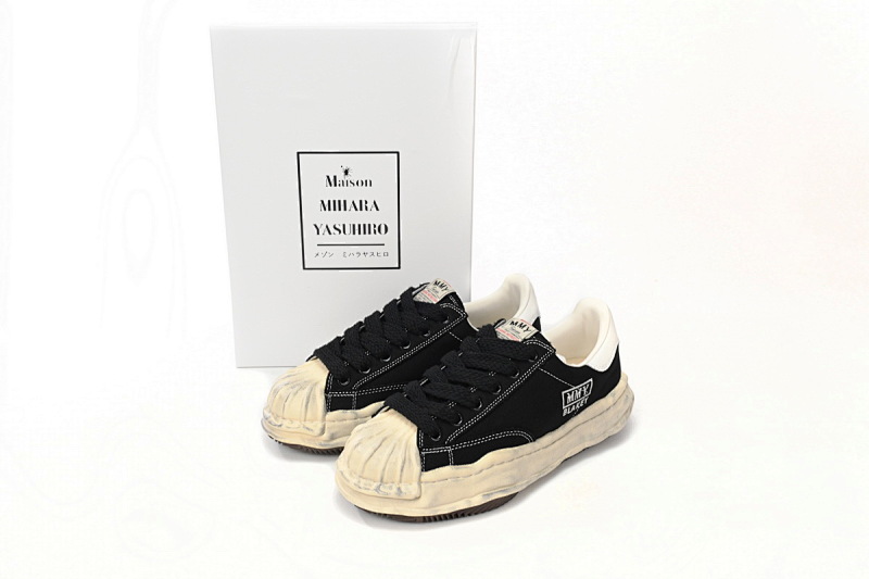 【BA9LC】790复古白黑 三原康裕低帮时尚板鞋 NO.790 MIHARA YASUHIRO Vintage White Black