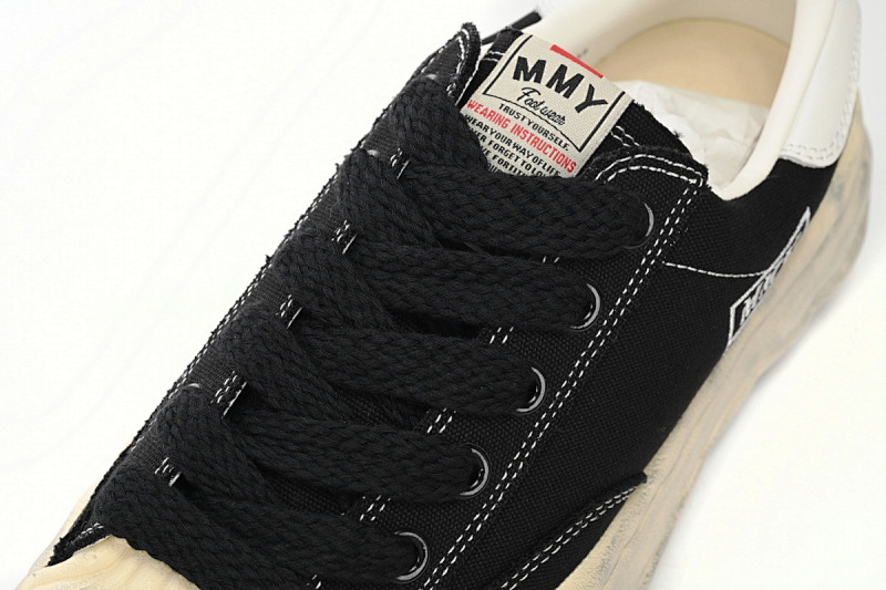 【BA9LC】790复古白黑 三原康裕低帮时尚板鞋 NO.790 MIHARA YASUHIRO Vintage White Black